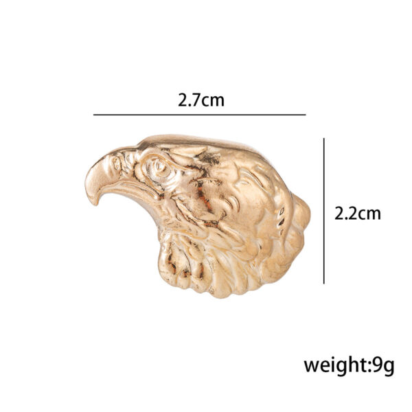 Eagle Head Men's Brooch Pin 3pcs