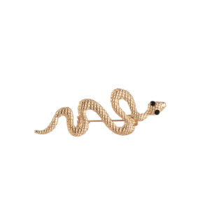 Snake Badge Women's Trendy Clothing Decorative Pin Brooch 4PCS 