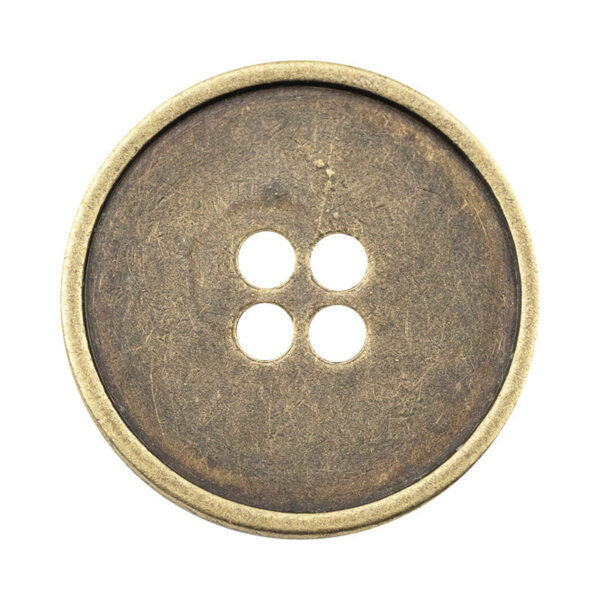 15/18/20mm Round 4 Hole Metal Buttons Gold Silver Antique Bronze Black for Suits 20pcs - Image 4