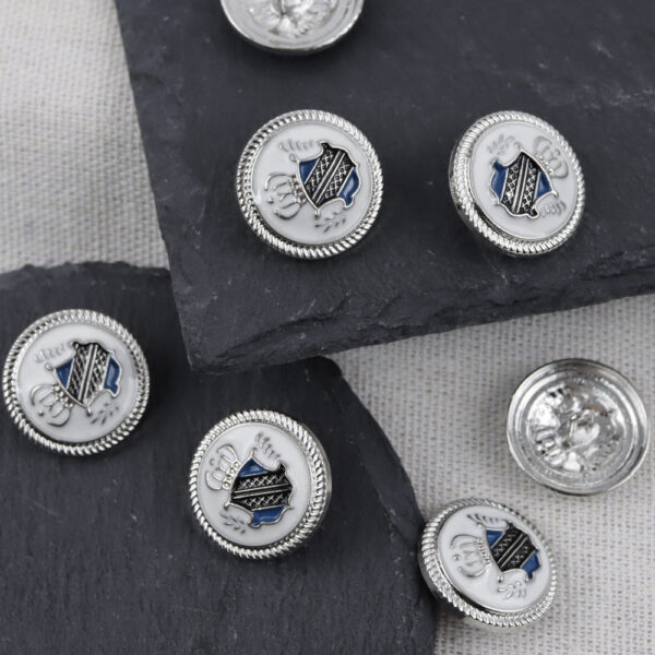 15-25mm British-Style Metal Shank Buttons for School Uniforms Blazers 30pcs - Image 3