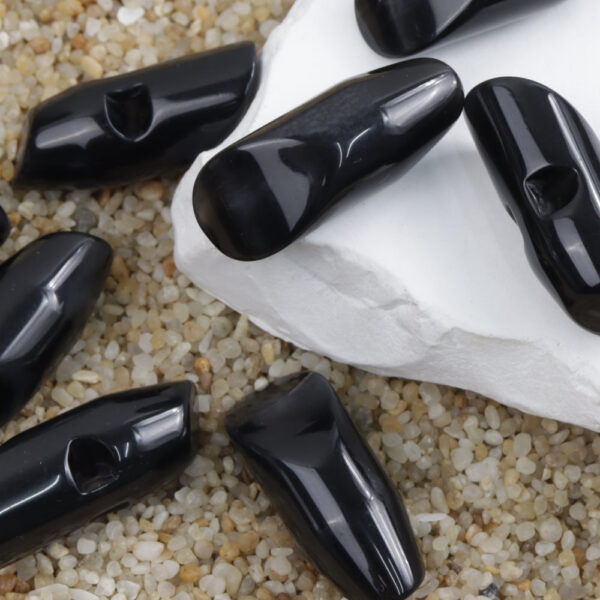 36/50mm White Coffee Black Special Shaped Resin Buttons with Hidden Holes 12pcs - Image 4