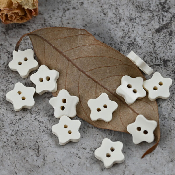 11.5mm Star Shaped Delicate Buttons for Polo Shirts DIY Craft - Image 7