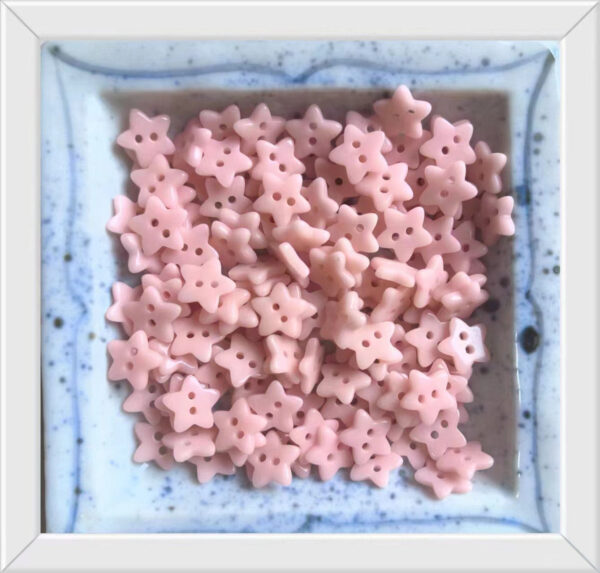 Star Ceramic Buttons for Children's Clothing,50pcs