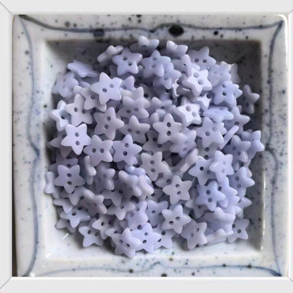 Star Ceramic Buttons for Children's Clothing,50pcs