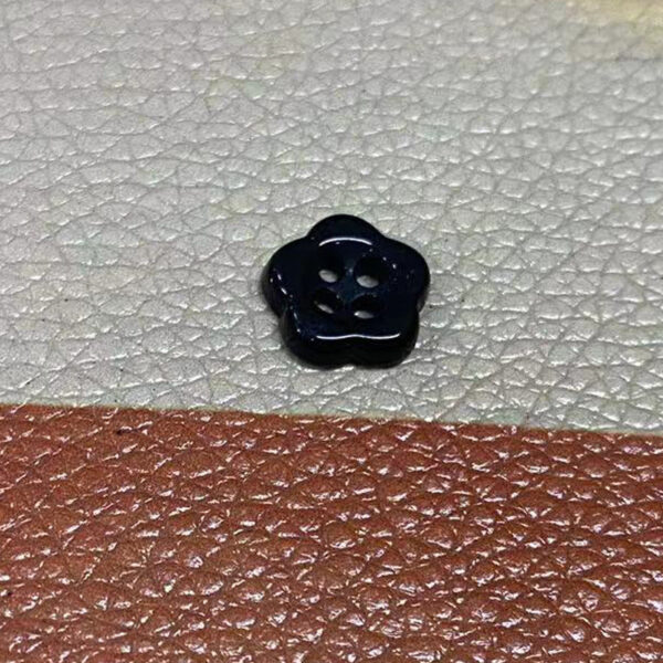 Simple Flower Shaped Four Hole Ceramic Clothing Buttons,10pcs