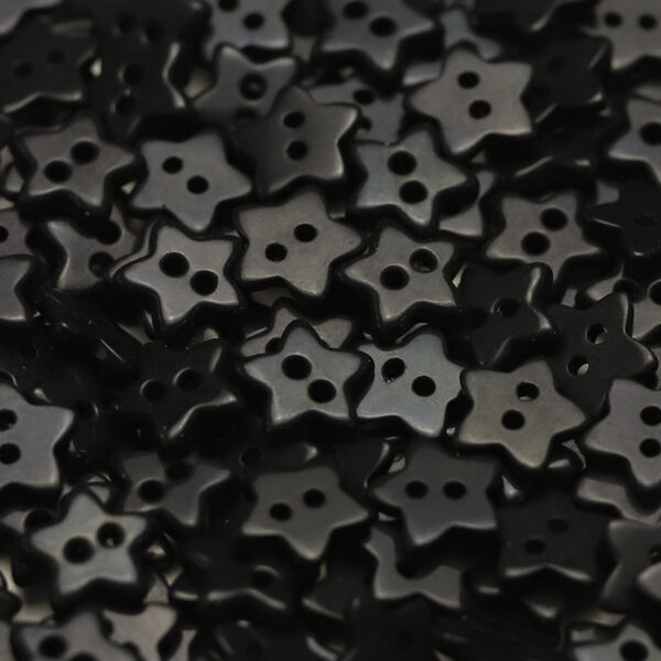 12mm Five-Pointed Star Ceramic 2-Hole Buttons 55 Pack (11 Colors) - Image 4