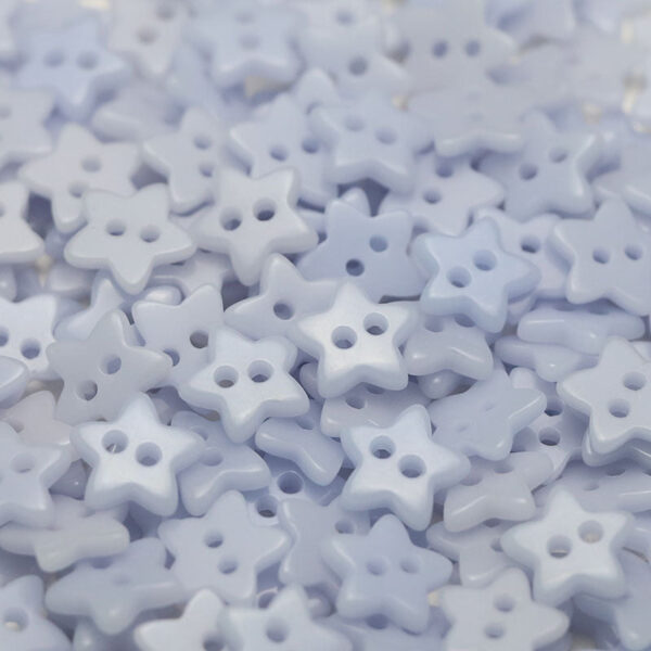 12mm Five-Pointed Star Ceramic 2-Hole Buttons 55 Pack (11 Colors) - Image 6