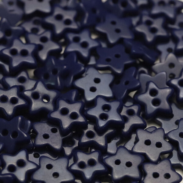 12mm Five-Pointed Star Ceramic 2-Hole Buttons 55 Pack (11 Colors) - Image 7