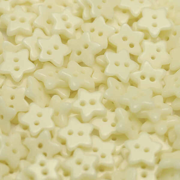 12mm Five-Pointed Star Ceramic 2-Hole Buttons 55 Pack (11 Colors) - Image 8