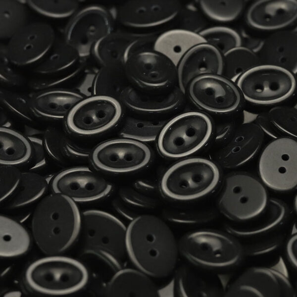10 Macaron Colors Oval 2-Hole Ceramic Buttons 50 Pack - Image 5