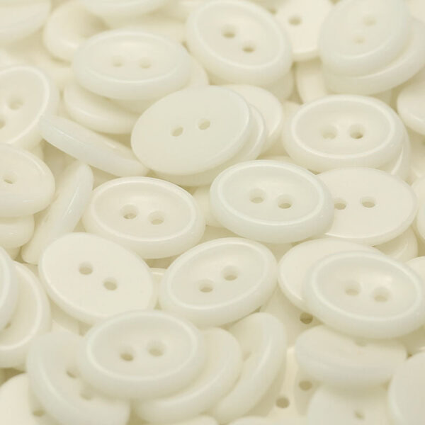 10 Macaron Colors Oval 2-Hole Ceramic Buttons 50 Pack - Image 10