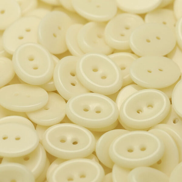 10 Macaron Colors Oval 2-Hole Ceramic Buttons 50 Pack - Image 7