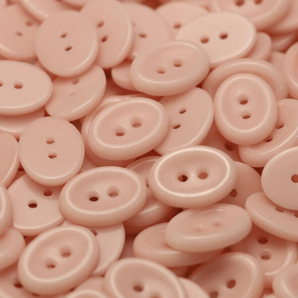10 Macaron Colors Oval 2-Hole Ceramic Buttons 50 Pack - Image 8