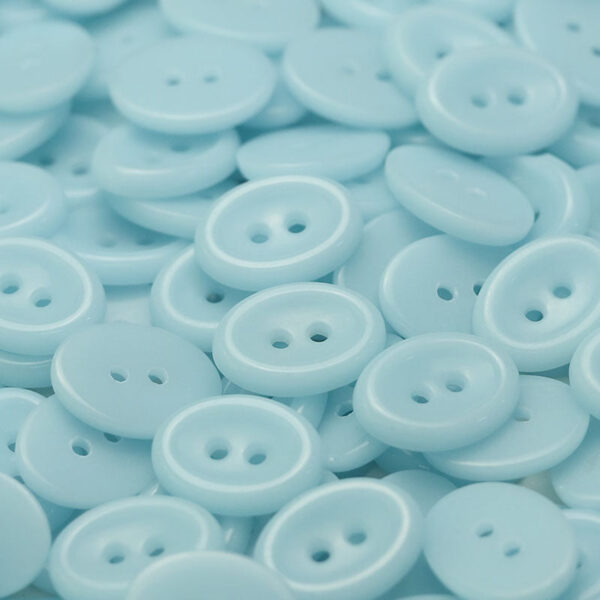 10 Macaron Colors Oval 2-Hole Ceramic Buttons 50 Pack - Image 11