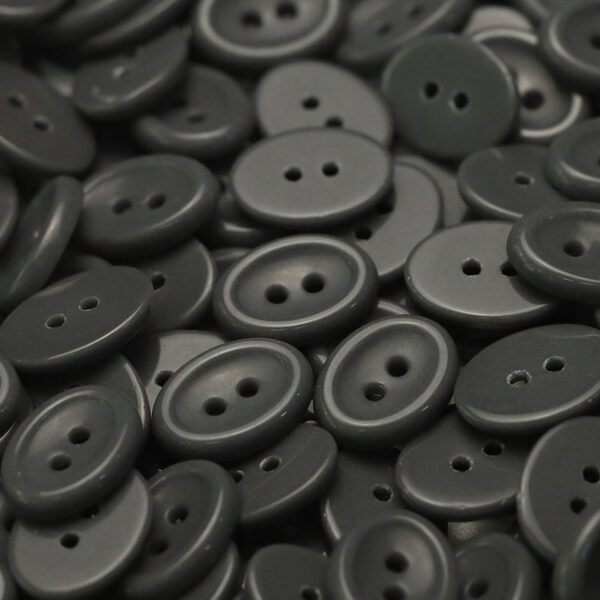 10 Macaron Colors Oval 2-Hole Ceramic Buttons 50 Pack - Image 9