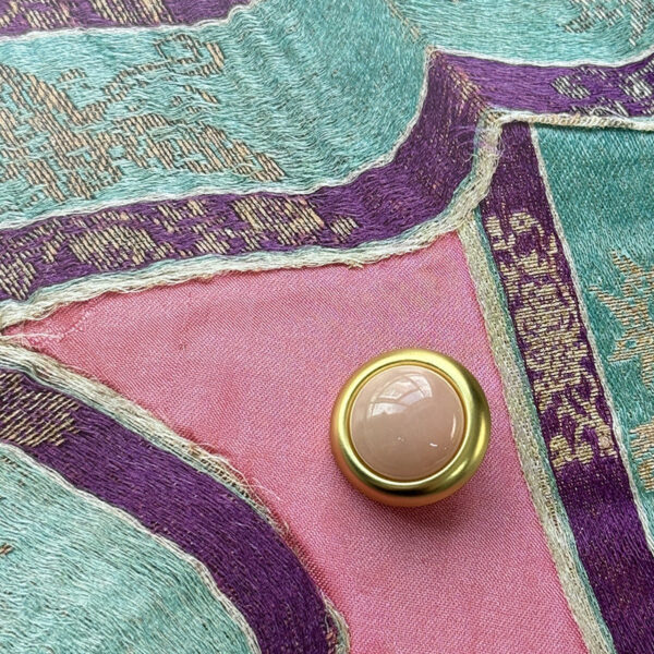 15-22.5mm Golden Agate Color Bead Clothing Buttons 20 Pack - Image 5