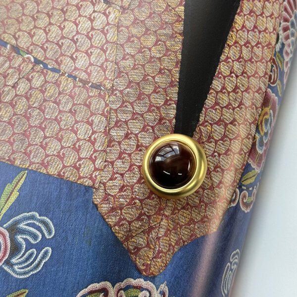15-22.5mm Golden Agate Color Bead Clothing Buttons 20 Pack - Image 6