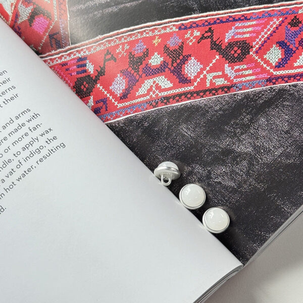 10mm Silver Base Jelly Alloy Buttons for Qipao Shirts 15 Pack (3 Colors) - Image 3