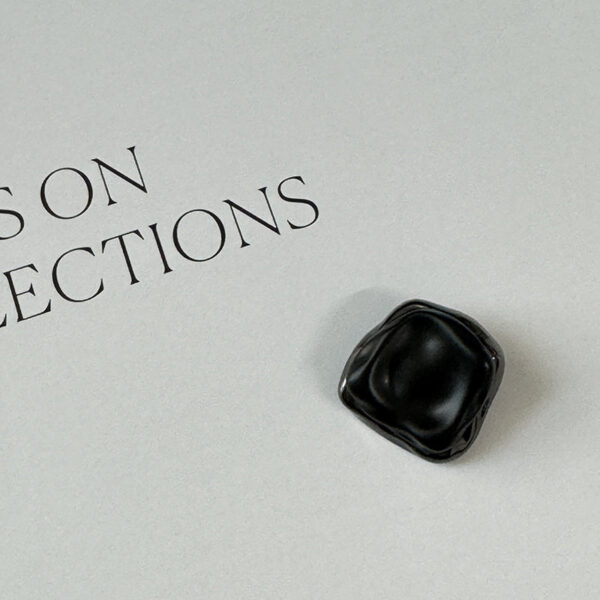 18-25mm Square Textured Metal Buttons Gold White Gun Black 10pcs - Image 5