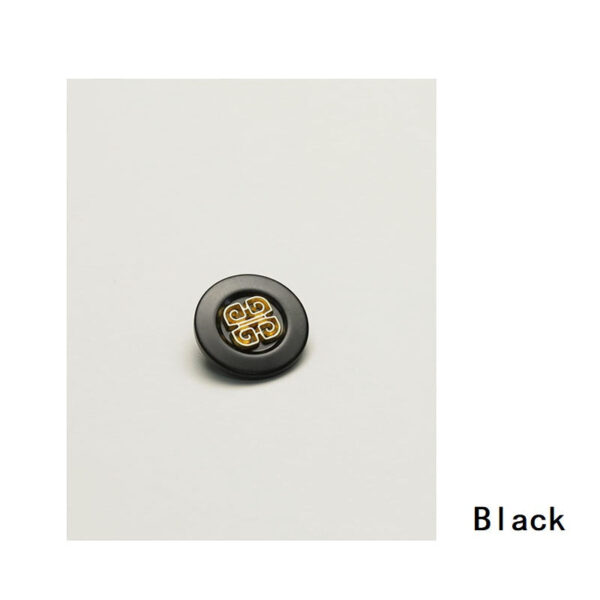 Chinese Style Fruit Metal Clothing Buttons 15 Pack (3 Colors) - Image 3