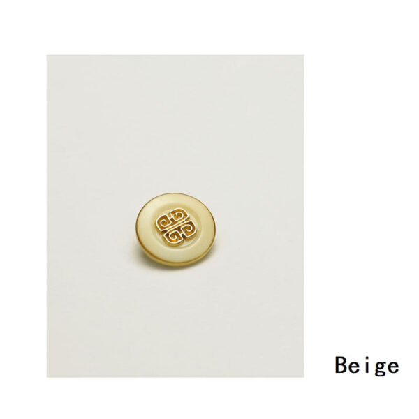 Chinese Style Fruit Metal Clothing Buttons 15 Pack (3 Colors) - Image 5