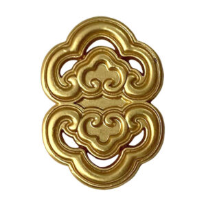 Chinese Style Cloud and Ruyi Metal Buttons 10 Pack (2 Sizes)