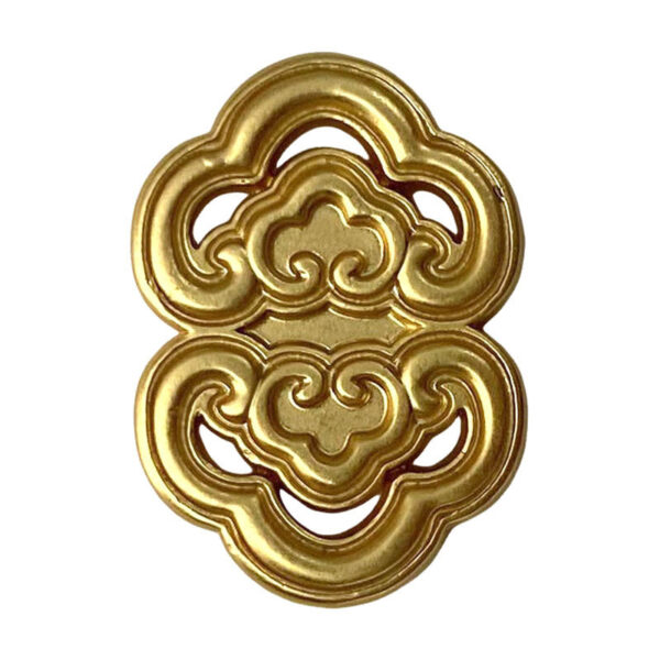 Chinese Style Cloud and Ruyi Metal Buttons 10 Pack (2 Sizes)