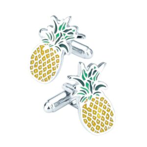 Cool Pineapple-Shaped Copper Cufflinks for Men