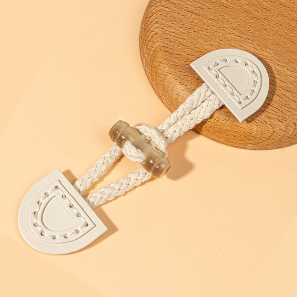 14.5cm Beige, Brown and Dark Coffee Leather Sew-on Toggles 8pcs - Image 7