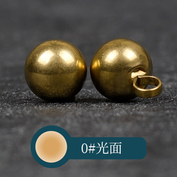10mm Retro Chinese Solid Copper Metal Buttons for Cheongsam Hanfu 14 Pack - Image 7