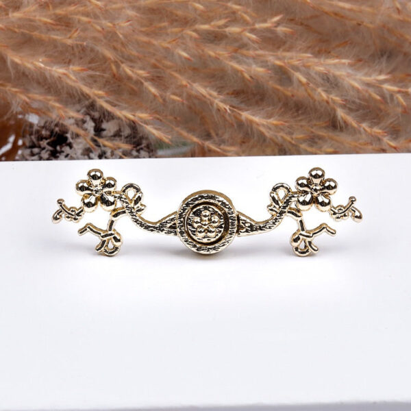 5cm Chinese Style Vintage Gold Silver Plum Blossom Metal Frog Buttons 20pcs - Image 6