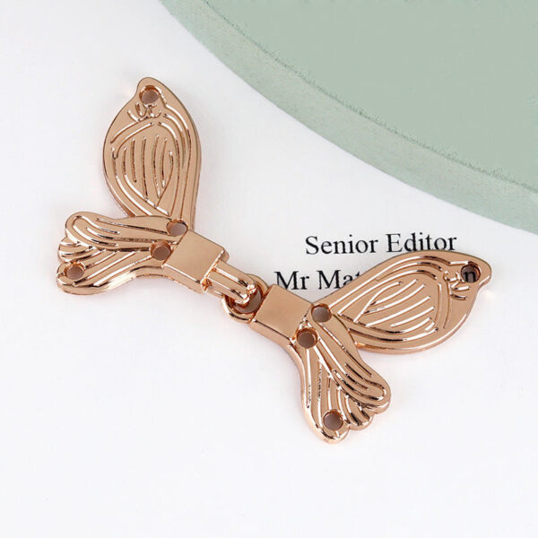 4.8cm Chinese Butterfly-Shaped Zinc Alloy Hook Decoration Buttons 20pcs - Image 5