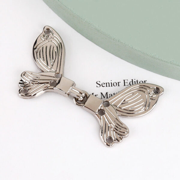 4.8cm Chinese Butterfly-Shaped Zinc Alloy Hook Decoration Buttons 20pcs - Image 6