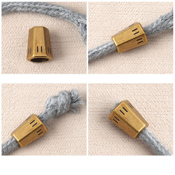 12 Style Bell Stopper,60pcs Cord Ends Lock for Lanyard Clothes Backpack Bag - Image 2
