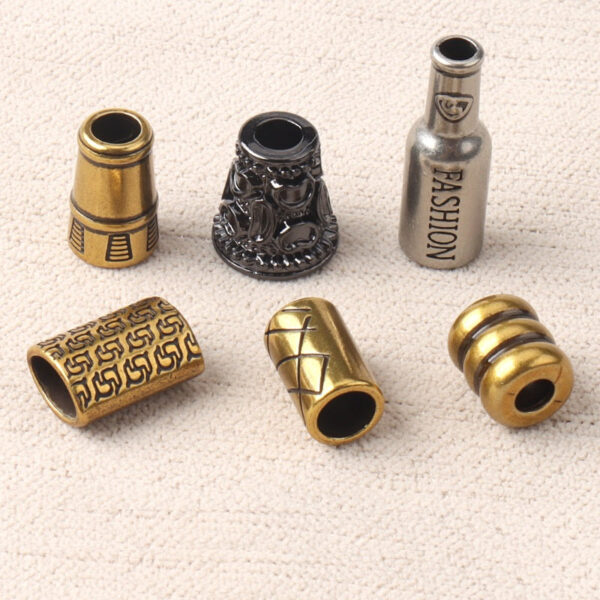 12 Style Bell Stopper,60pcs Cord Ends Lock for Lanyard Clothes Backpack Bag - Image 4