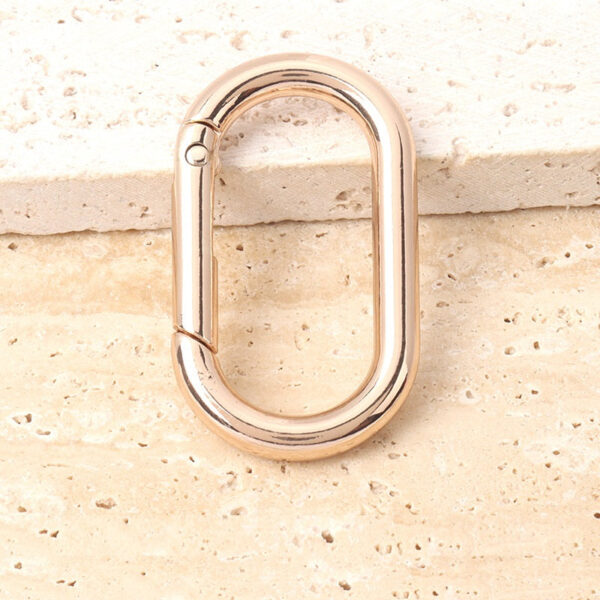 24Pcs Assorted Metal Oval Hook Ring Spring Buckle(14-40mm) - Image 3