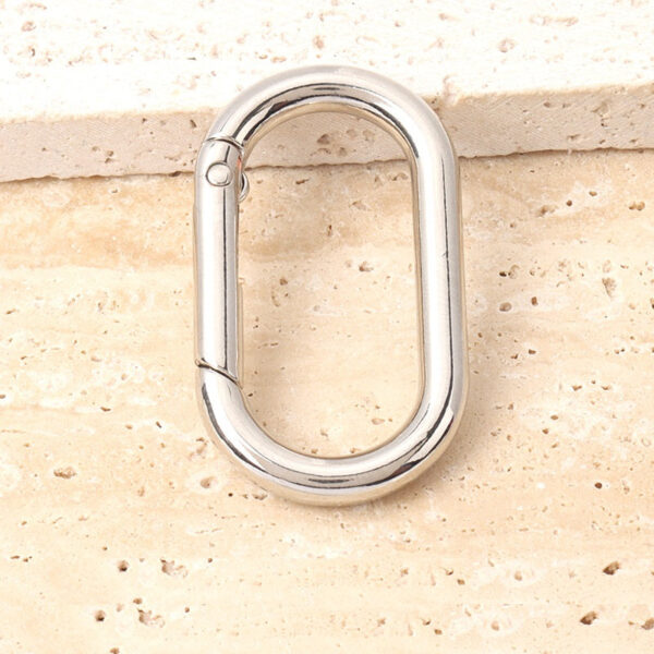 24Pcs Assorted Metal Oval Hook Ring Spring Buckle(14-40mm) - Image 4