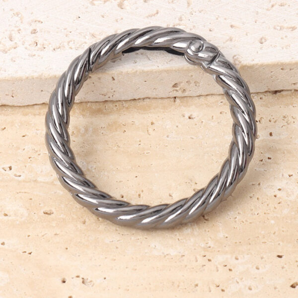 Metal O Spring Ring for Purse Strap Handbag & Keys 10pcs - Image 6