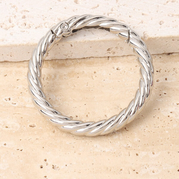 Metal O Spring Ring for Purse Strap Handbag & Keys 10pcs - Image 5