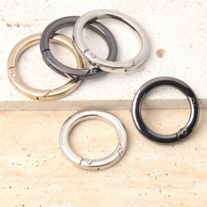 16-38mm Metal DIY Open Ring Spring Hook Buckle 10pcs