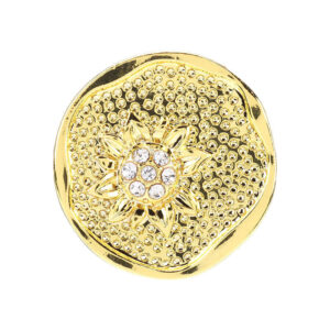 Floral Shaped Rhinestone Buttons for Women's Sweaters Vintage Suits 12pcs 