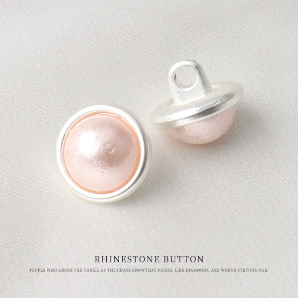 11mm Metal Pearl Mushroom Shank Button for Shirts 24 Pack - Image 4