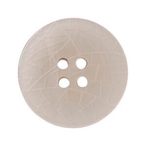 Black White Cracked Texture Resin Metal Round Four Hole Buttons 20 Pack