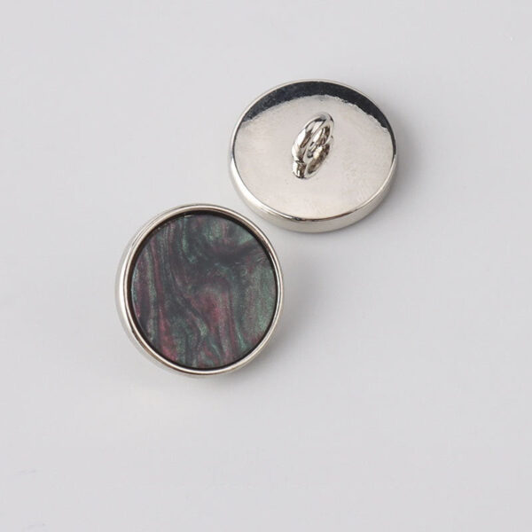 15-20mm Flat Metal Resin Shank Buttons for Woolen Coats 12pcs - Image 5