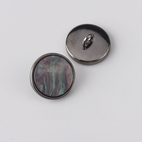 15-20mm Flat Metal Resin Shank Buttons for Woolen Coats 12pcs - Image 6