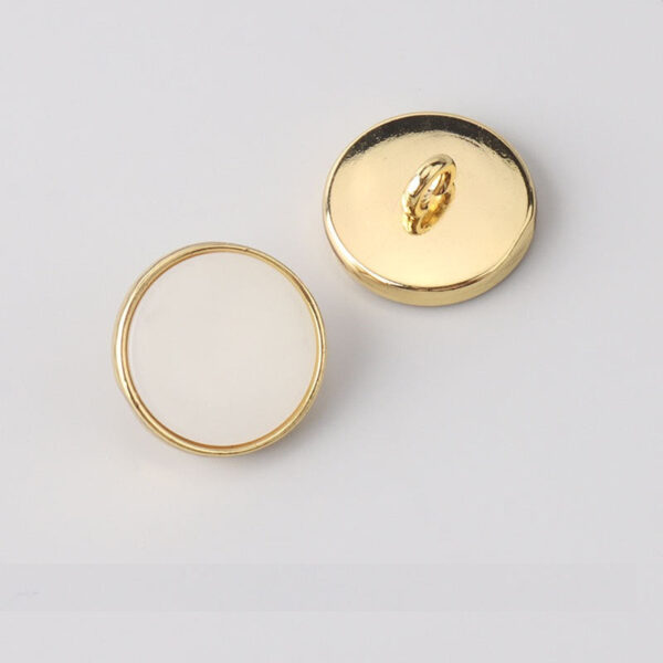 15-20mm Flat Metal Resin Shank Buttons for Woolen Coats 12pcs - Image 7