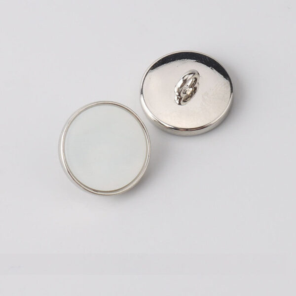 15-20mm Flat Metal Resin Shank Buttons for Woolen Coats 12pcs - Image 8