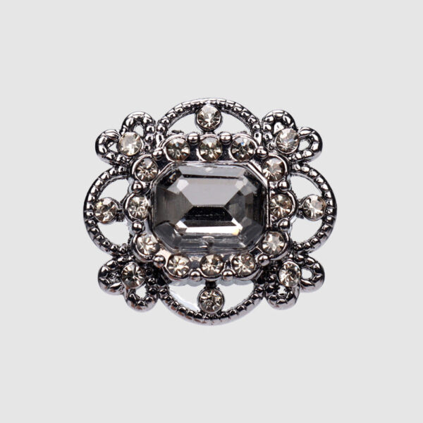 20mm Gold Silver Black Large Crystal Rhinestone Buttons for Sweater 4pcs - Image 5