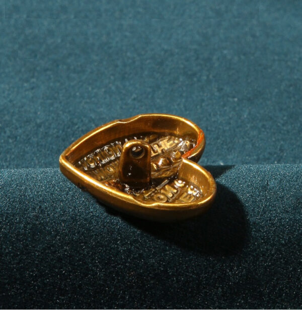 Vintage Golden Silver Heart Shaped Rhinestone Buttons for Men Women Coats 12pcs - Image 2