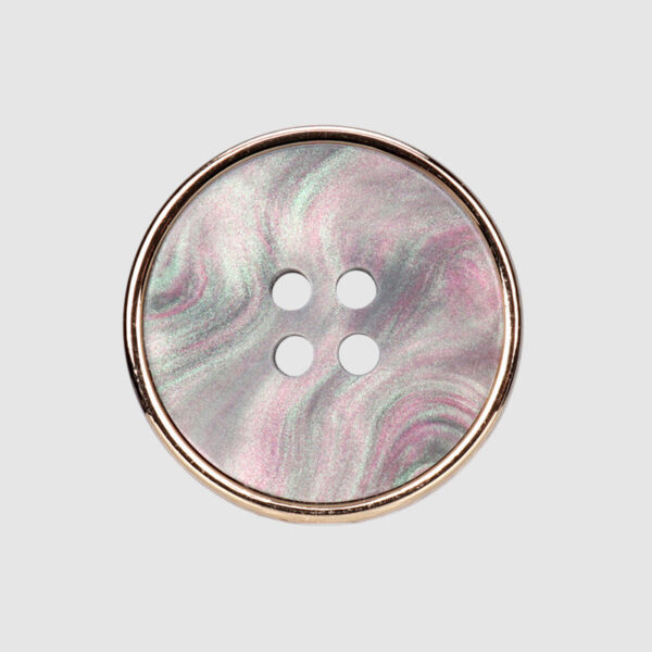 15-25mm Round Metal Resin Combined Four Hole Buttons 25 Pack - Image 6